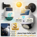 LED كاميرا وهمية متحركة مزودة بمصباح
