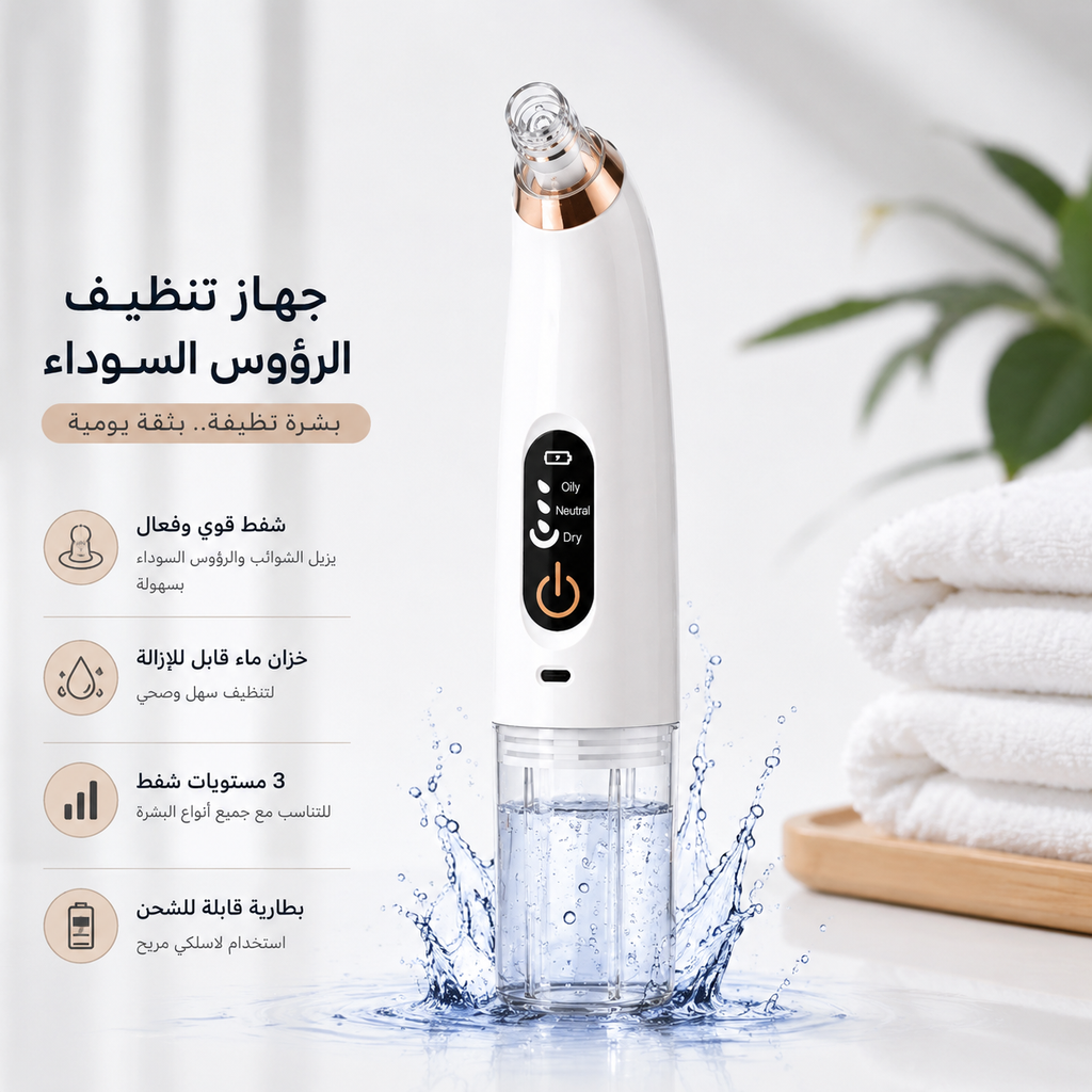 جهاز شفط الرؤوس السوداء المائي